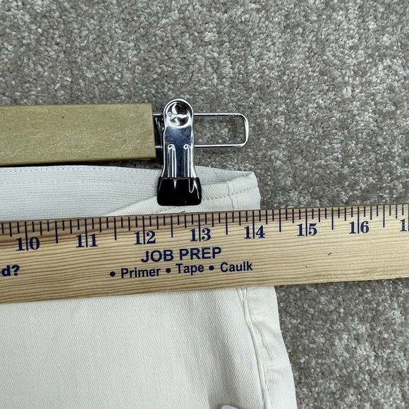 Free People NWT Cream Penny Pull On Wide Leg Jeans Womens 27 Mid Rise Stretch - Picture 10 of 11